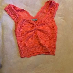 Lace crop top